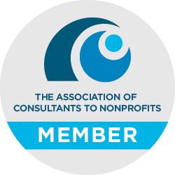 Association of Consultants to Nonprofits member badge